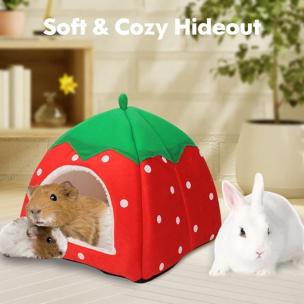 Small Animal House for Guinea Pigs and Rabbits, Cat Bed for Sleep Play Rest, Compatible with Smultron Pet, 43 × 43 × 45cm - Image 6