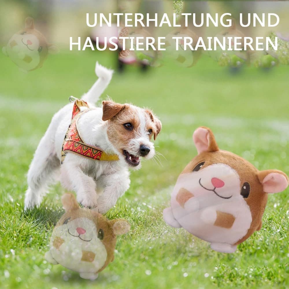 Durable Interactive Plush Dog Toy with Ball, Perfect for Training - Image 3