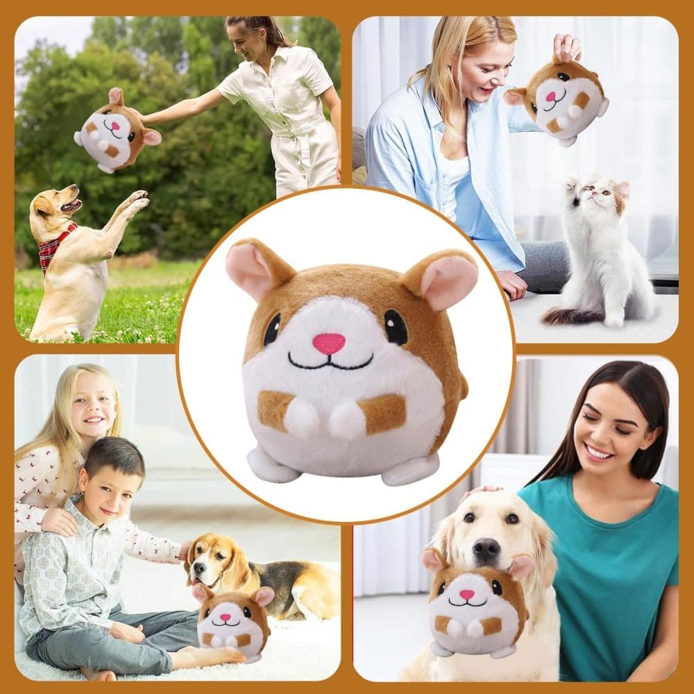 Durable Interactive Plush Dog Toy with Ball, Perfect for Training - Image 7