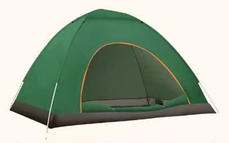 200×100×110cm Green Camping Tent Automatic Pop Up Beach Tent Wind Shelter Waterproof Spacious Easy Set Up - Image 6