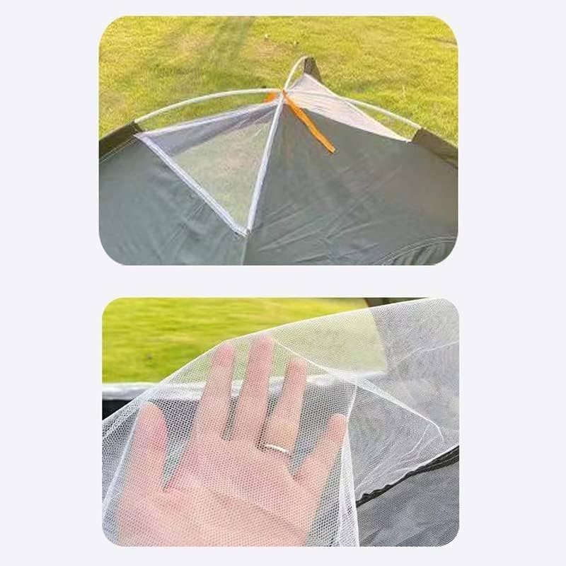 1-Person Camping Tent Automatic Pop Up Beach Tent Waterproof Wind Shelter Easy Setup, Blue, 200x100x110cm - Image 2