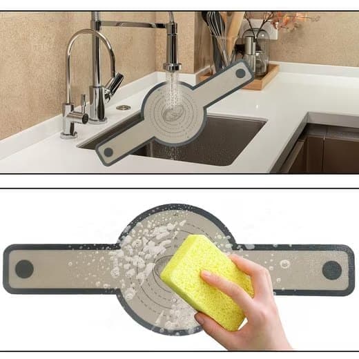 2-Pack Nonstick Silicone Baking Mat with Long Handles, Gray - Image 4