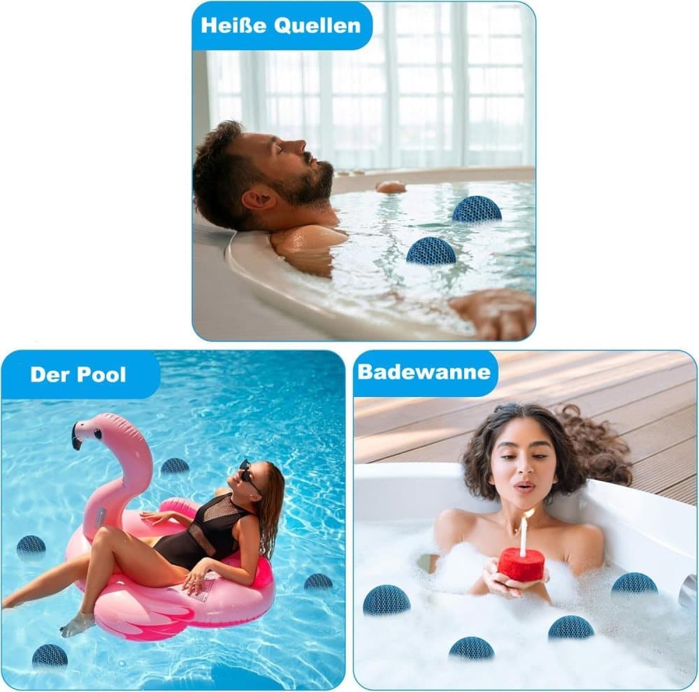 4-Pack 7 cm Reusable Filter Balls for Hot Tub and Pool Cleaning, Effective Suction - Image 6