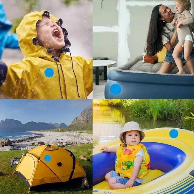 20 pcs PVC Pool Repair Kit, Self-Adhesive Waterproof Patches for Pools and Inflatables - Image 4