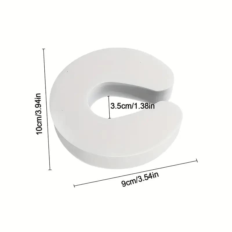 6-Pack Kids Door Stops, High Density EVA Pinch Protection Door Clips for Child Safety, Compatible with Most Doors - Image 2