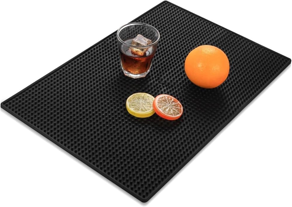 Non-Slip Dish Drying Mat 45x30cm, Bar Mat Dish Rack - Image 1