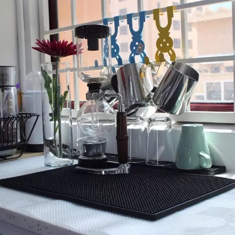 Non-Slip Dish Drying Mat 45x30cm, Bar Mat Dish Rack - Image 2