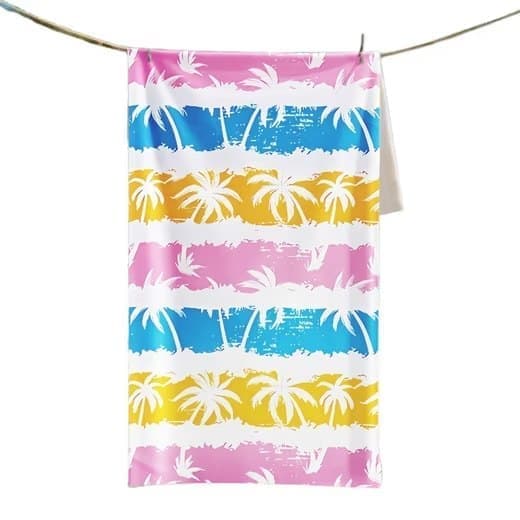 XXL Microfiber Beach Towel, Quick-Drying Lightweight Bath Towel for Beach, 70x140 cm - Image 1