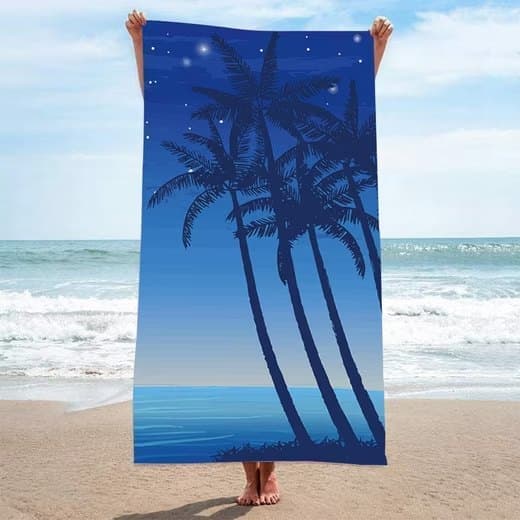 XXL Microfiber Beach Towel, Quick-Drying Lightweight Bath Towel for Beach, 70x140 cm - Image 2