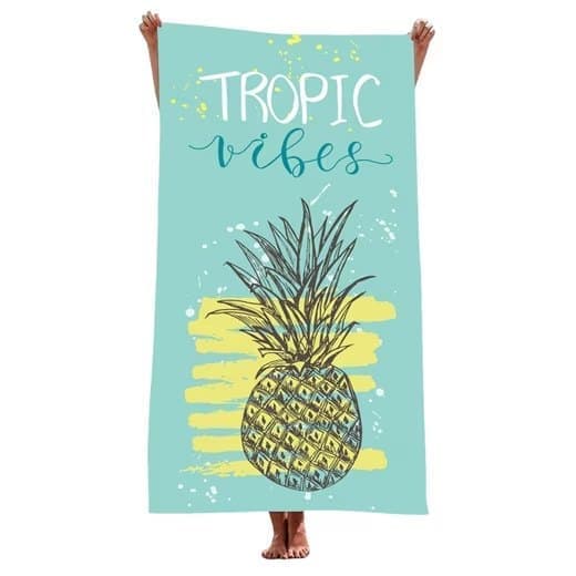 XXL Microfiber Beach Towel, Quick-Drying Lightweight Bath Towel for Beach, 70x140 cm - Image 1