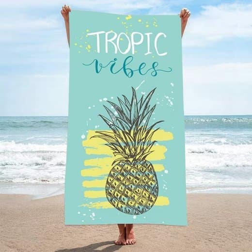 XXL Microfiber Beach Towel, Quick-Drying Lightweight Bath Towel for Beach, 70x140 cm - Image 2
