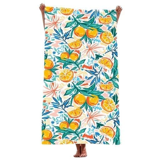 70x140 cm XXL Microfiber Beach Towel, Quick-Drying Lightweight Bath Towel for Beach - Image 1