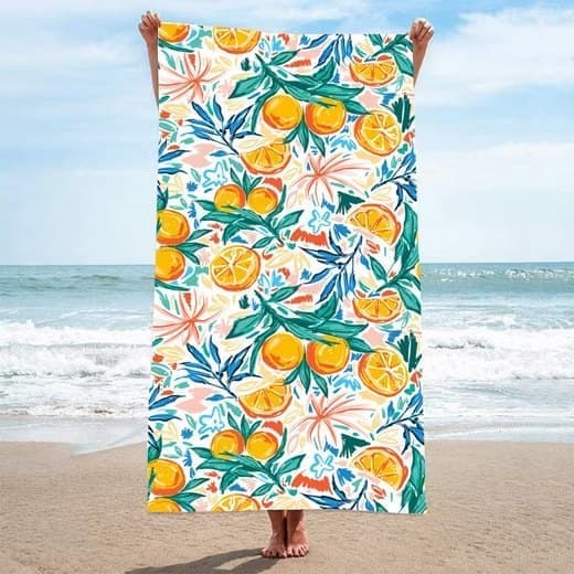 70x140 cm XXL Microfiber Beach Towel, Quick-Drying Lightweight Bath Towel for Beach - Image 2