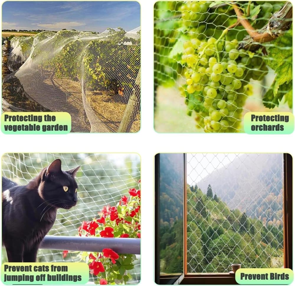 1 Pack Cat Protection Net for Balconies and Windows, Compatible with Cats, 8M x 3M - Image 5