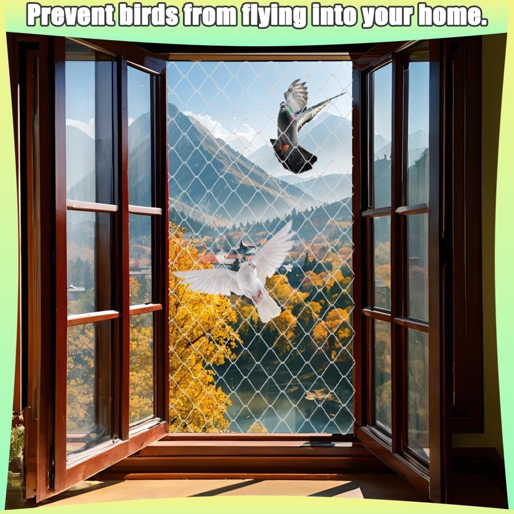 1 Pack Cat Protection Net for Balconies and Windows, Compatible with Cats, 8M x 3M - Image 6