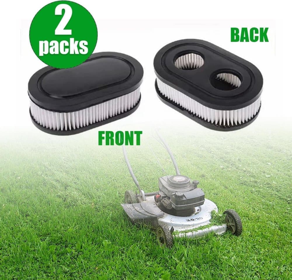2-Pack Air Filter Compatible with Briggs & Stratton, Fits Models 593260 798452 - Image 3