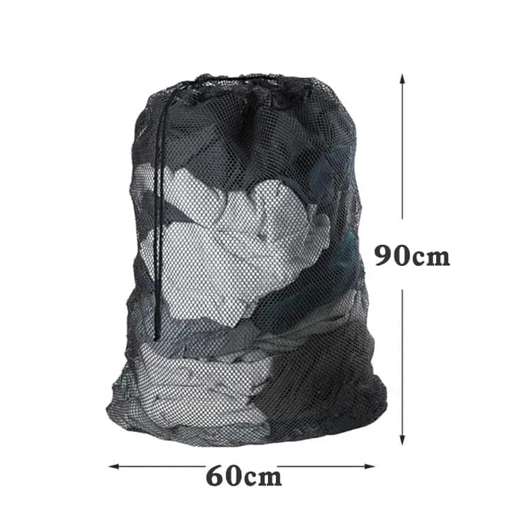 1-Pack Large Laundry Travel Bag, 60x90 cm, Black - Image 3