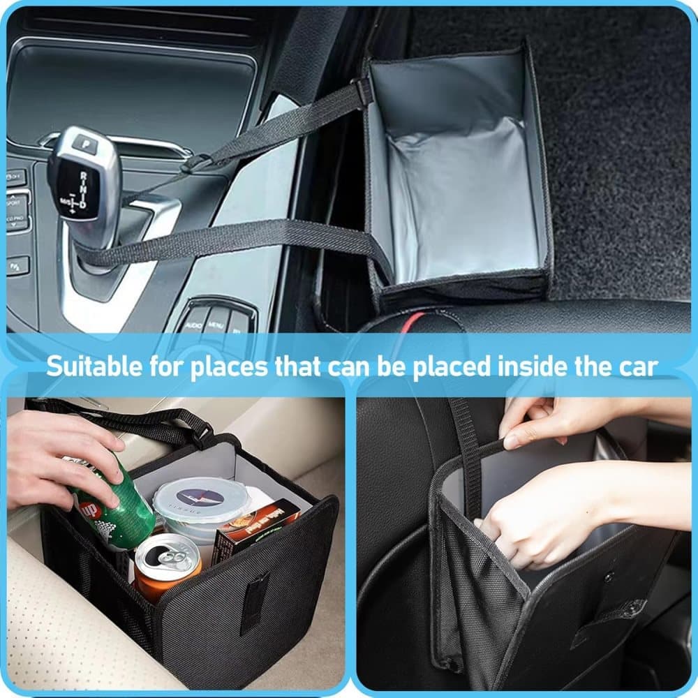 Universal Car Back Seat Storage Bag, Waterproof Small Garbage Container for Travel and Car Interior, Compatible with All Cars - Image 6