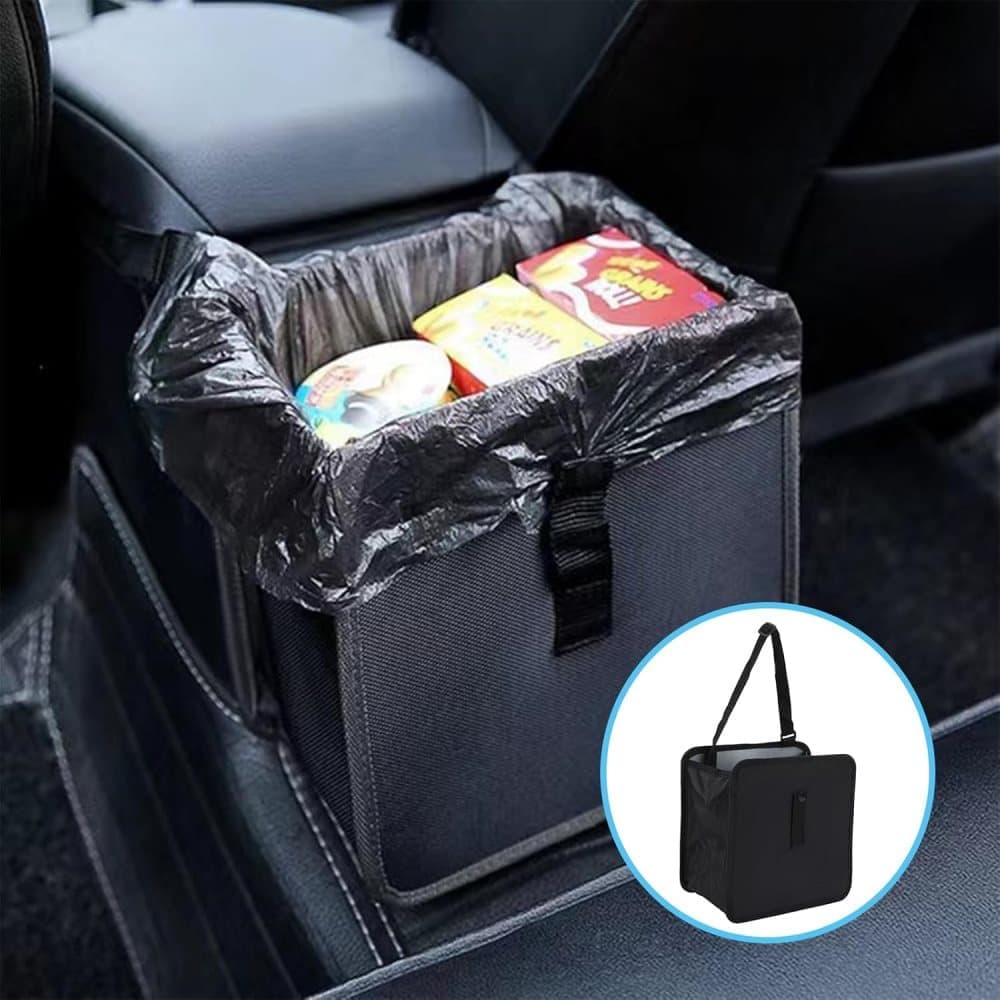 Universal Car Back Seat Storage Bag, Waterproof Small Garbage Container for Travel and Car Interior, Compatible with All Cars - Image 7