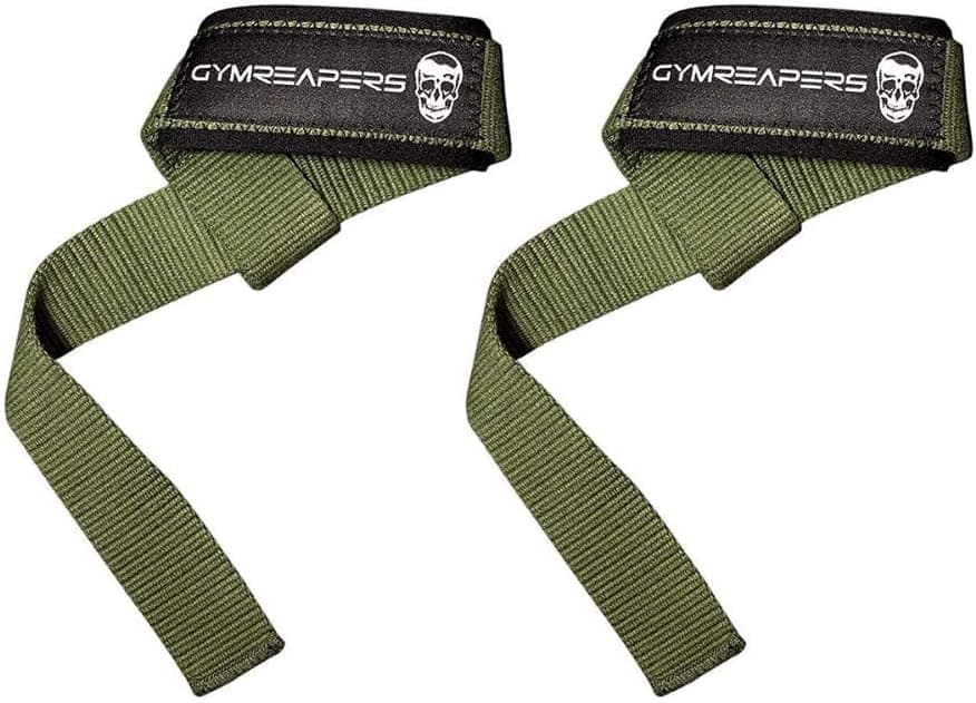 Lifting Wrist Straps for Weightlifting Bodybuilding, Compatible with Gymreapers, Dark Green - Image 1