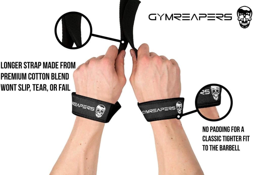 Lifting Wrist Straps for Weightlifting Bodybuilding, Compatible with Gymreapers, Dark Green - Image 2