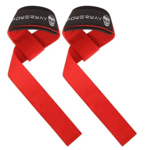 Lifting Wrist Straps for Weightlifting Bodybuilding, Compatible with Gymreapers, Red - Image 1