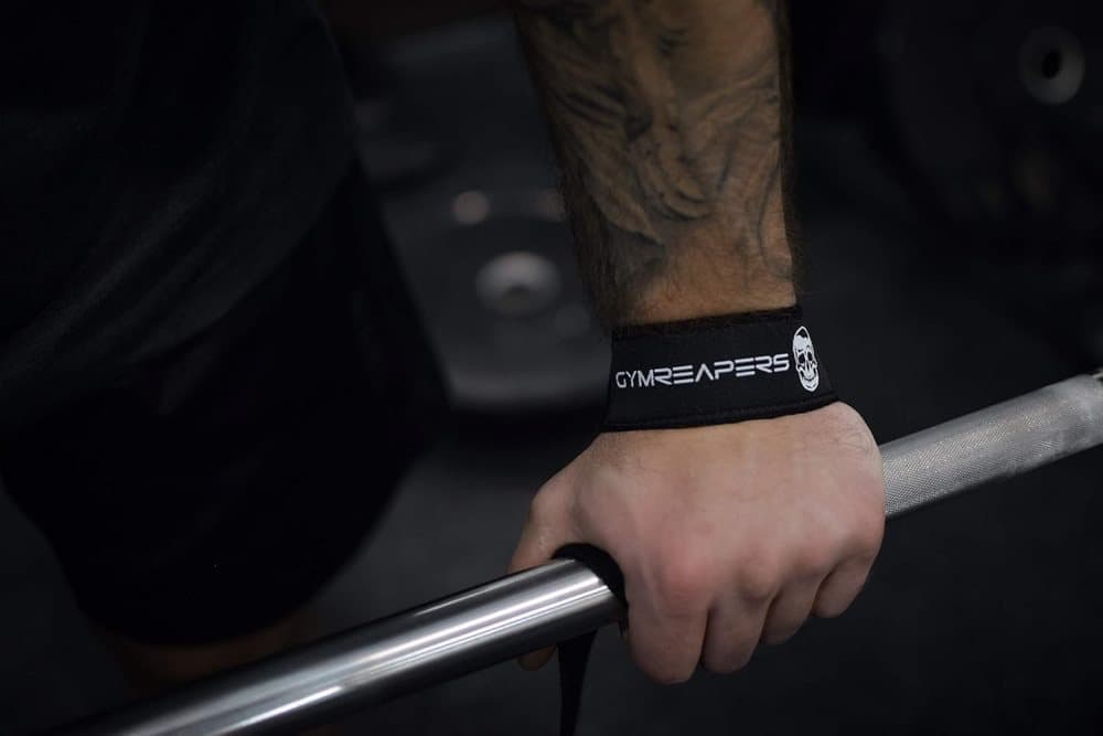 Lifting Wrist Straps for Weightlifting Bodybuilding, Compatible with Gymreapers, Black - Image 4
