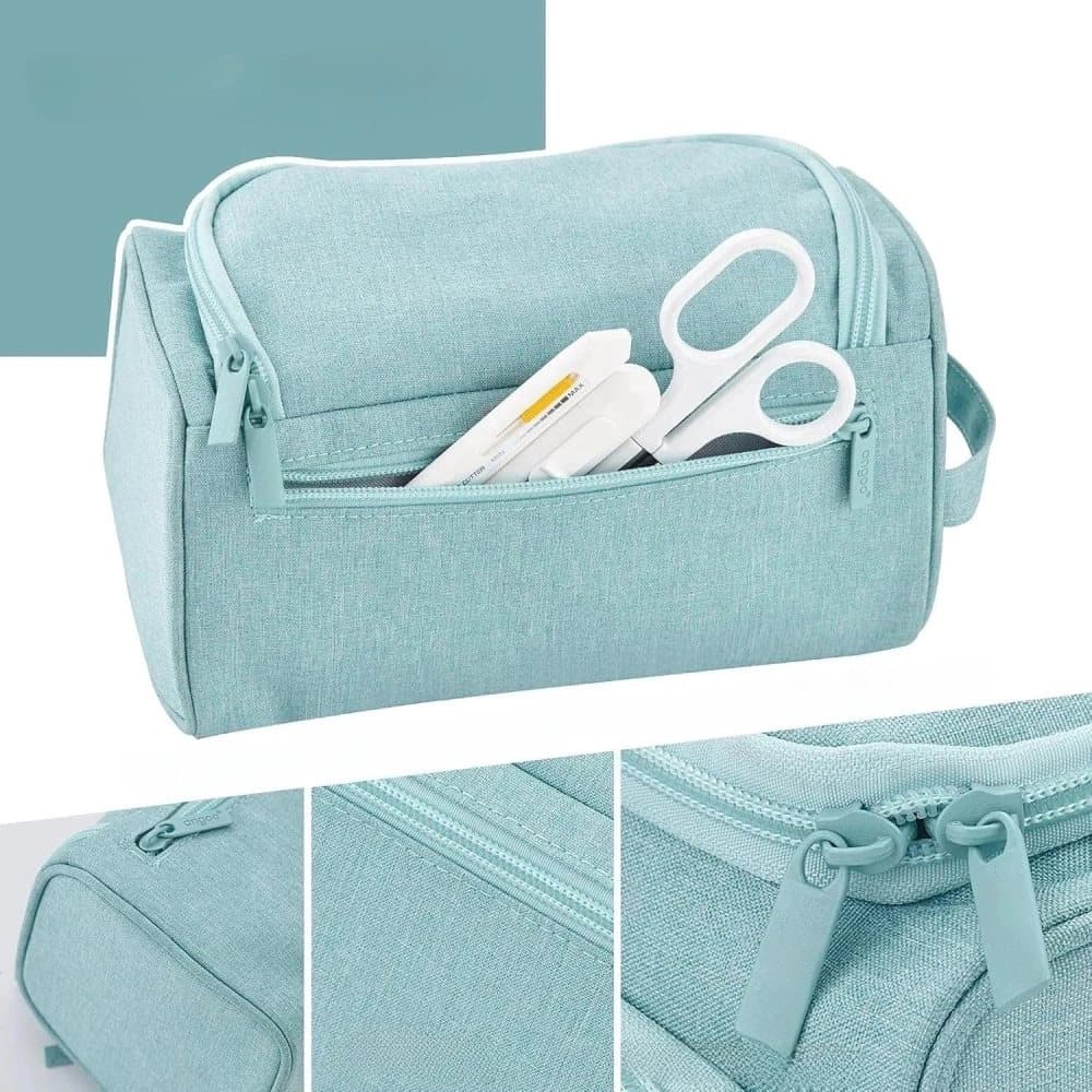 3 Layer School Pencil Case Pink, Multifunctional Spacious Pencil Bag for Pens and Stationery - Image 4