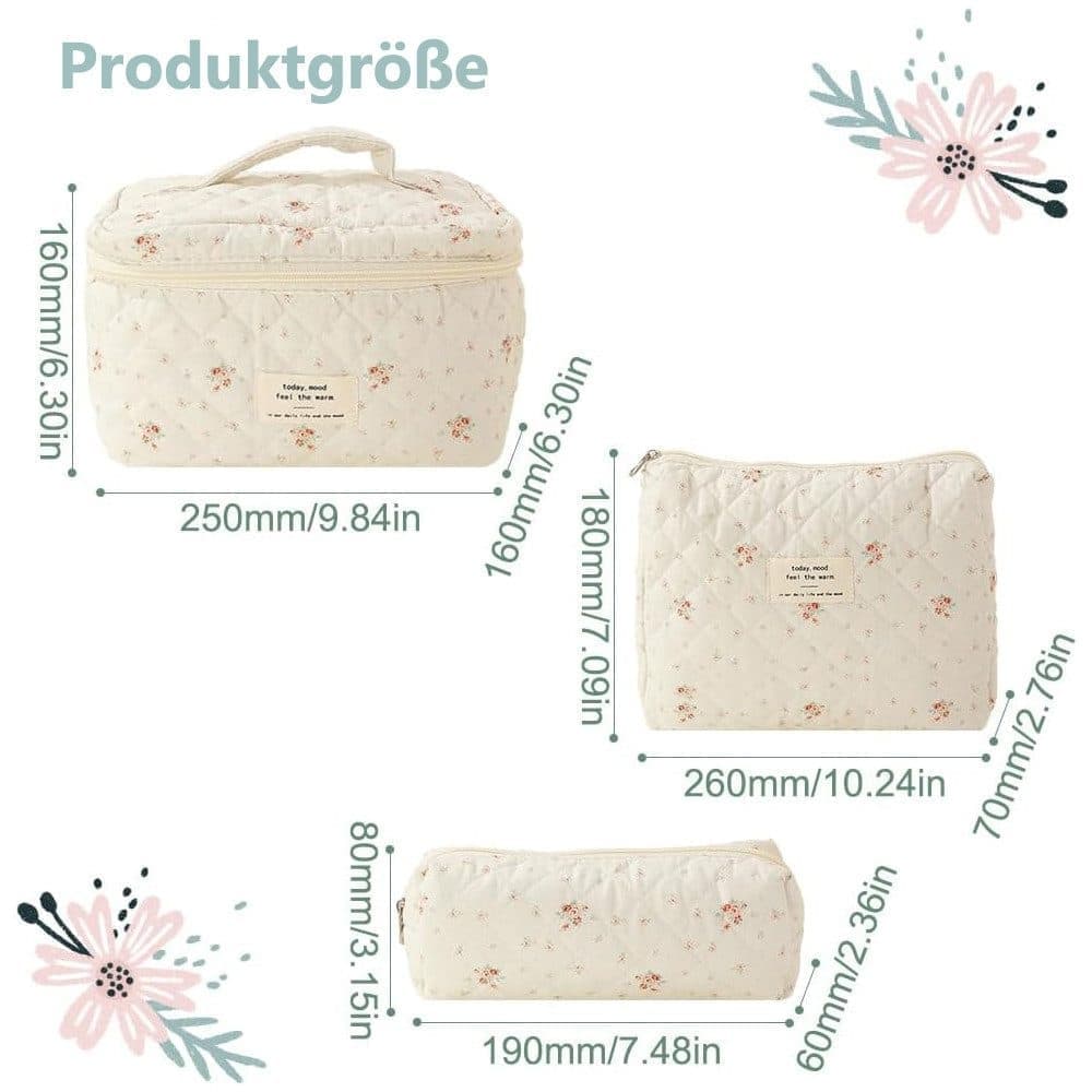 3-Pack Large Toiletry Bag, D - Image 3
