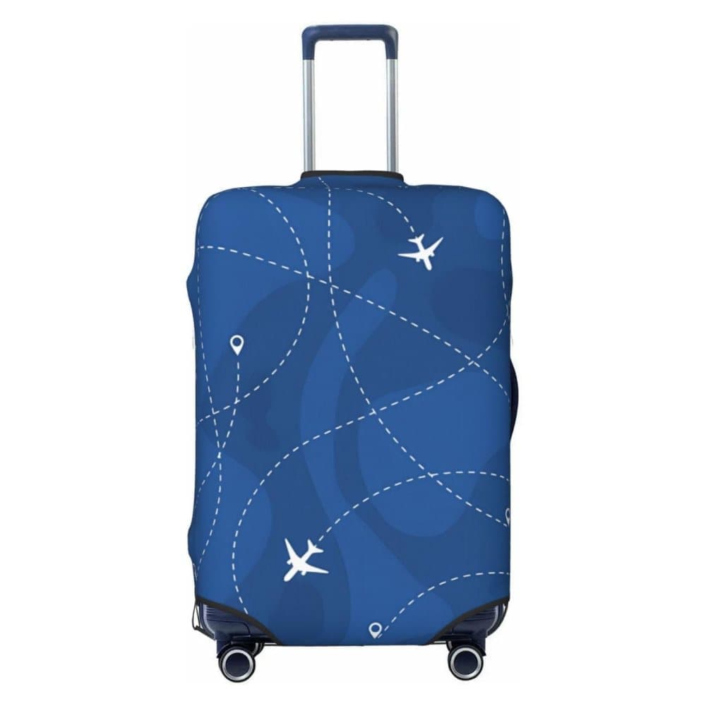 Reinforced Elastic Suitcase Cover Dustproof Durable Double-Sided Printing, 18-32 Inch - Image 1