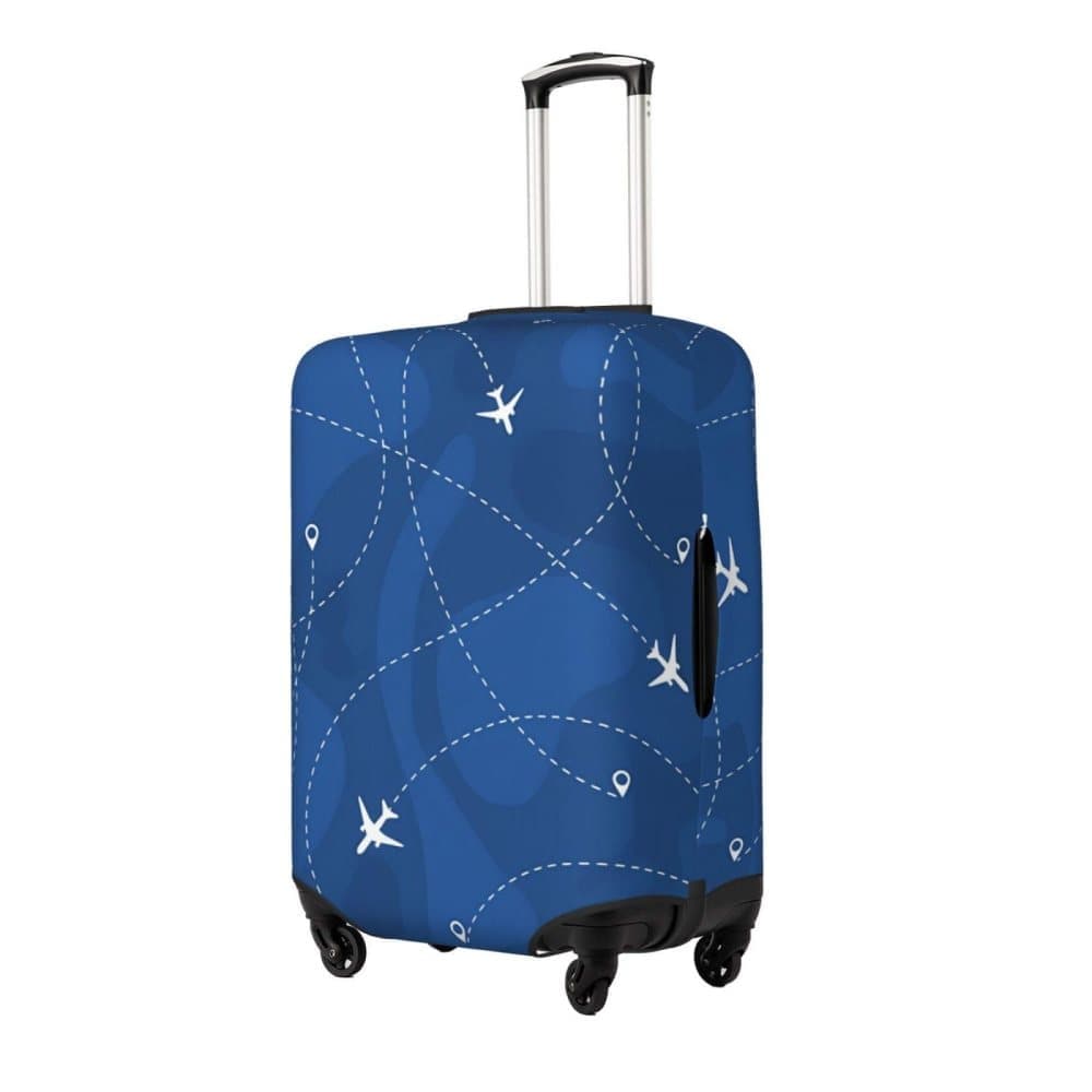 Reinforced Elastic Suitcase Cover Dustproof Durable Double-Sided Printing, 18-32 Inch - Image 2