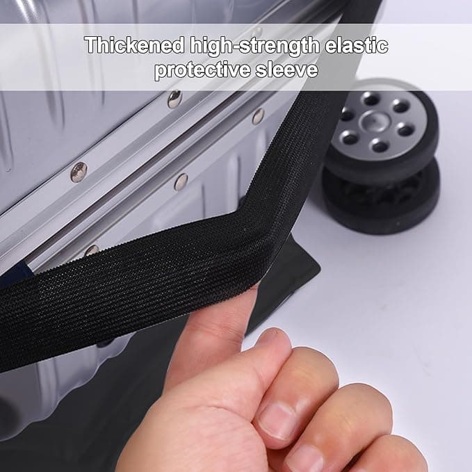 18-32 Inch Elastic Suitcase Cover, Reusable Washable Luggage Protector, 25-28 Inch - Image 4