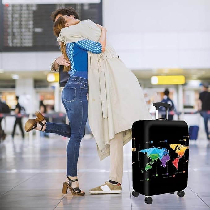 18-32 Inch Elastic Suitcase Cover, Reusable Washable Luggage Protector, 25-28 Inch - Image 5