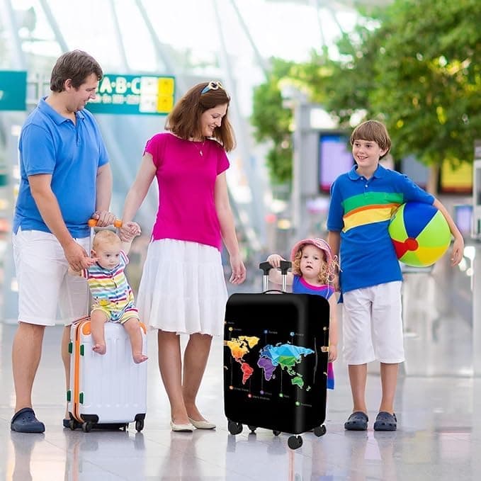 18-32 Inch Elastic Suitcase Cover, Reusable Washable Luggage Protector, 25-28 Inch - Image 6
