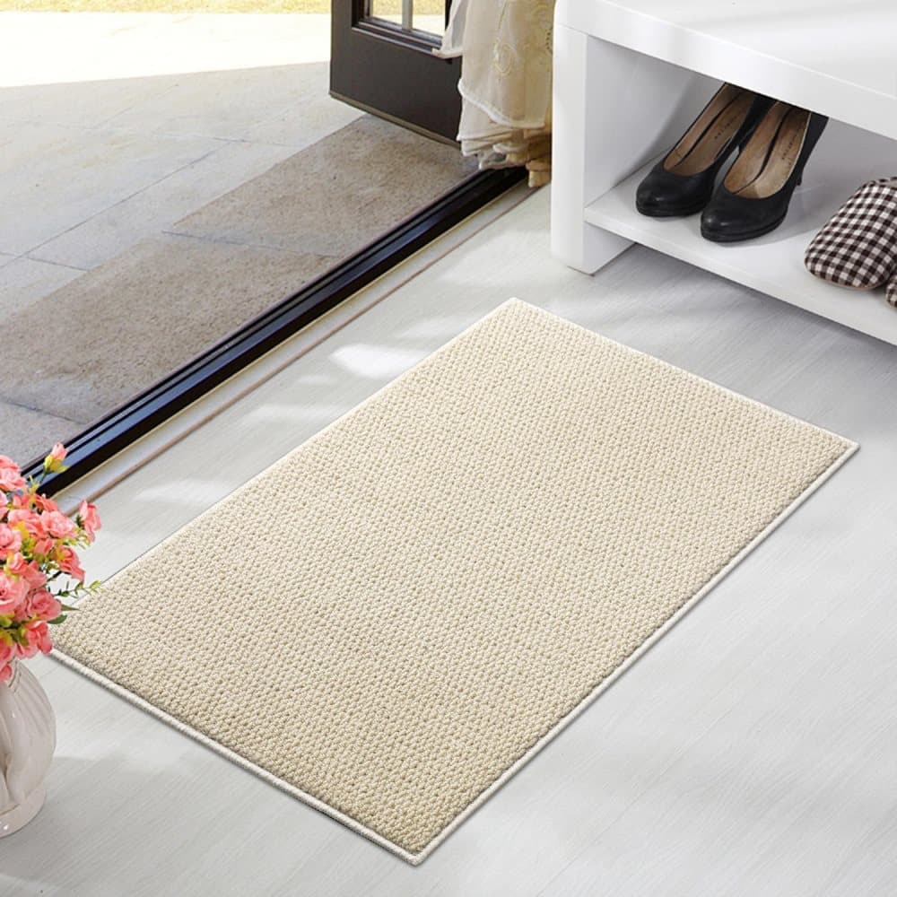 Non-Slip Jute Doormat for Indoor and Outdoor Use Dust-Resistant Quick-Absorbing Welcome Mat, 60x90cm - Image 1