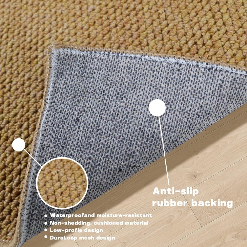 60x90cm Jute Doormat for Indoor and Outdoor Use Non-Slip Dust-Resistant Quick-Absorbing Welcome Mat, 40x60cm, Brown - Image 6