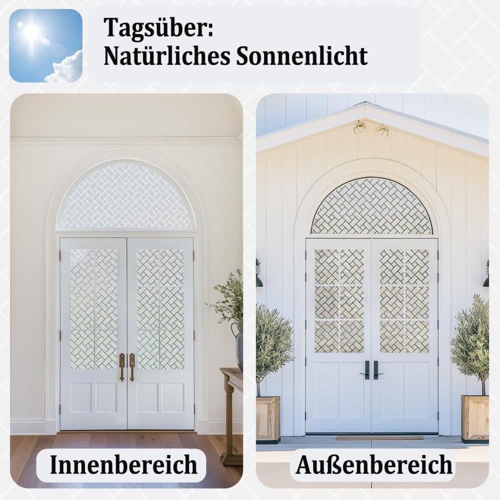 60cmx2m Window Film Self Adhesive Privacy Protection 3D Decorative Frosted Glass Film - Image 4
