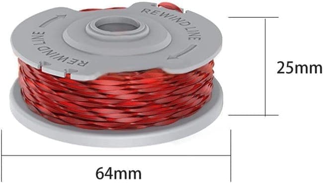 4 pcs Flymo Grass Trimmer Replacement Spool, 1.5mm Nylon Double Line with Auto Feed - Image 2
