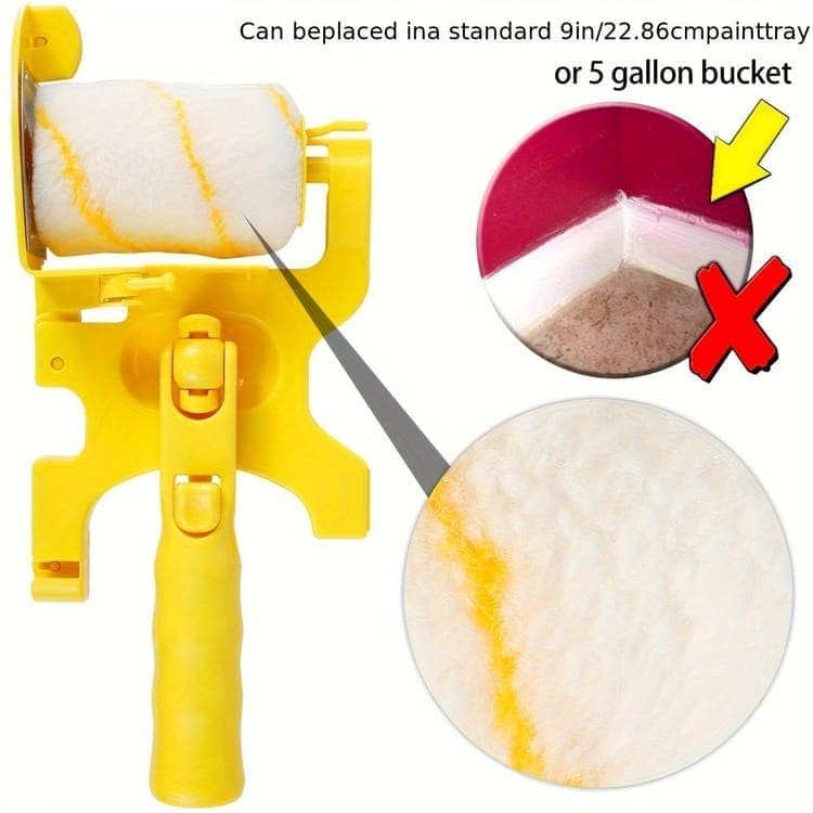 1 Set Paint Roller Set for Indoor Walls, Perfect for Precise Painting of Corners and Edges - Image 2