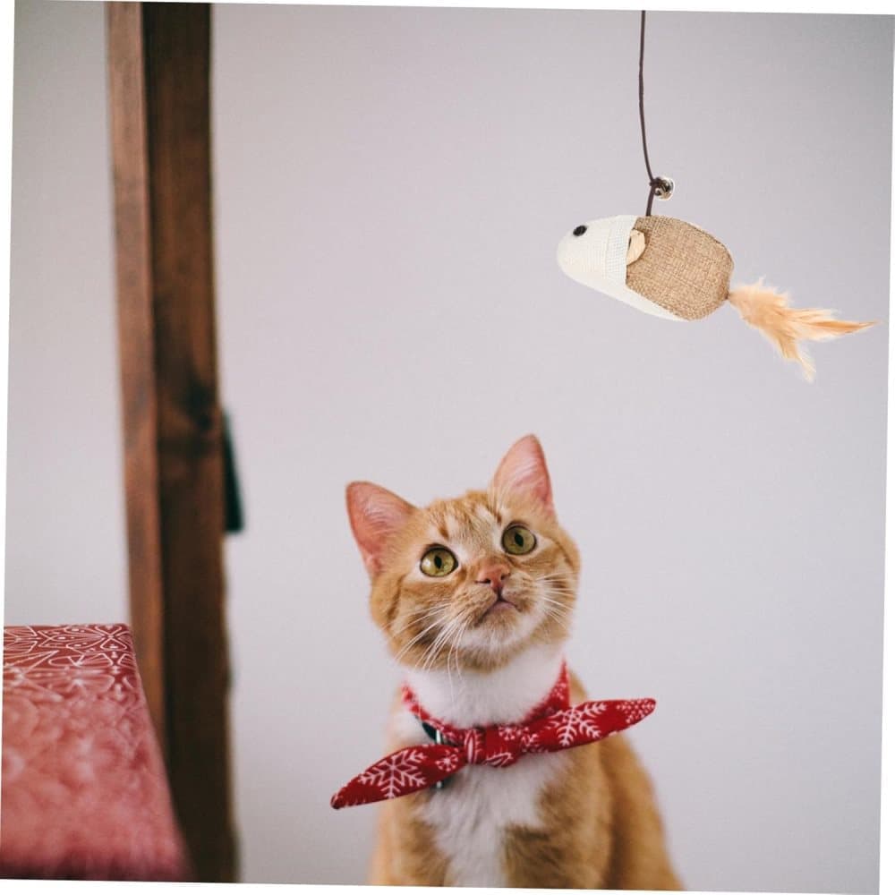4 pcs Interactive Cat Toy with Bell and Teaser, for Playful Cats - Image 2