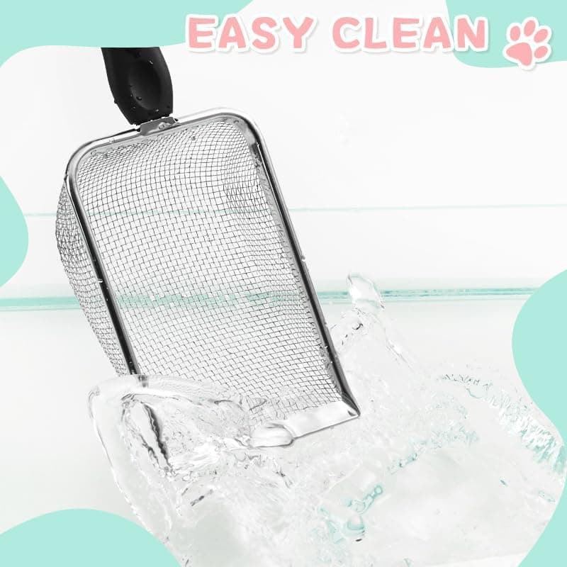 Stainless Steel Cat Litter Scoop, 5.0MM, Robust and Durable, Easy to Clean for Litter Box - Image 5