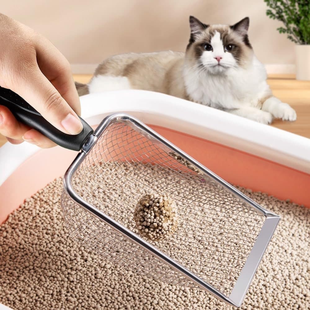 Stainless Steel Cat Litter Scoop, 5.0MM, Robust and Durable, Easy to Clean for Litter Box - Image 6