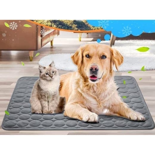 Cooling Mat for Dogs and Cats, 70x55cm, Dark Gray, Breathable, Multiple Colors Available - Image 2