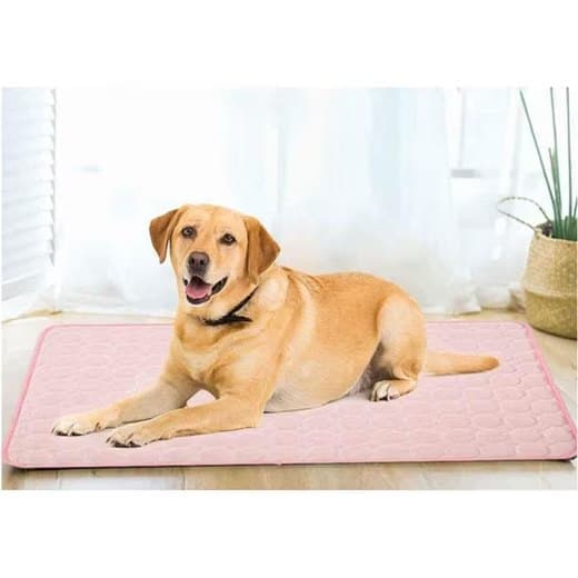 50-100 cm Dog and Cat Cooling Mat, Breathable Pet Cooling Pad, Pink, 70×55 cm - Image 6