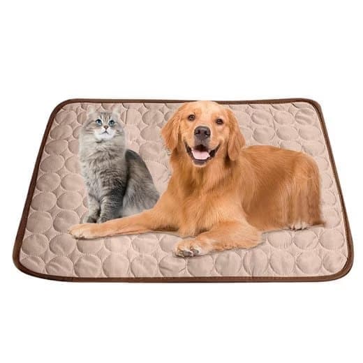 Cooling Mat for Dogs and Cats, 70×55cm, Light Brown, Breathable, Multiple Colors Available - Image 1