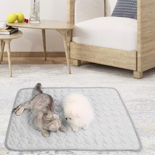Cooling Mat for Dogs and Cats, 100×70cm, XL, Gray, Breathable in Multiple Colors - Image 2