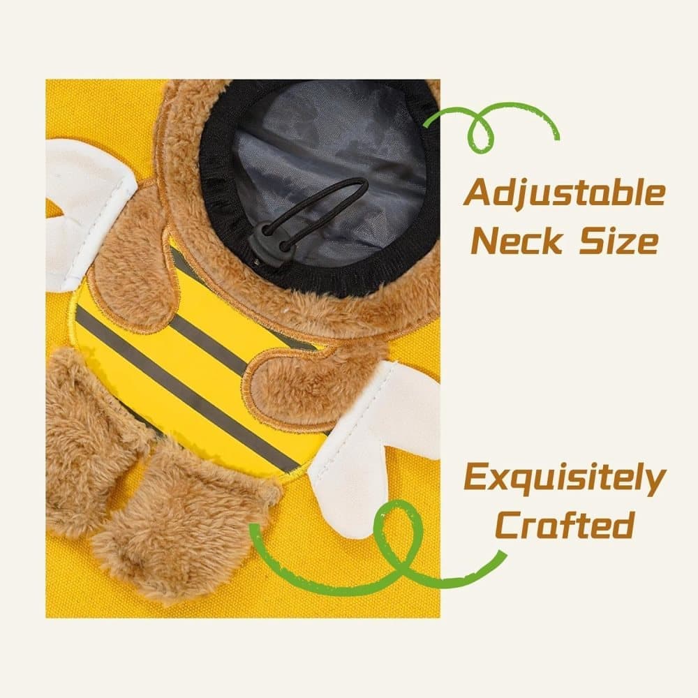 Pet Bag for Small Dogs and Cats, Portable Shoulder Bag with Hands-Free Side Opening, Cat Motif, Yellow, 37x37cm - Image 3