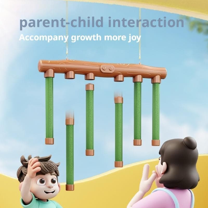 3-Speed Remote Control Catching Stick Game for Kids and Adults, Yellow, with Hand-Eye Coordination & Agility Training, Compatible with Most Brands - Image 3
