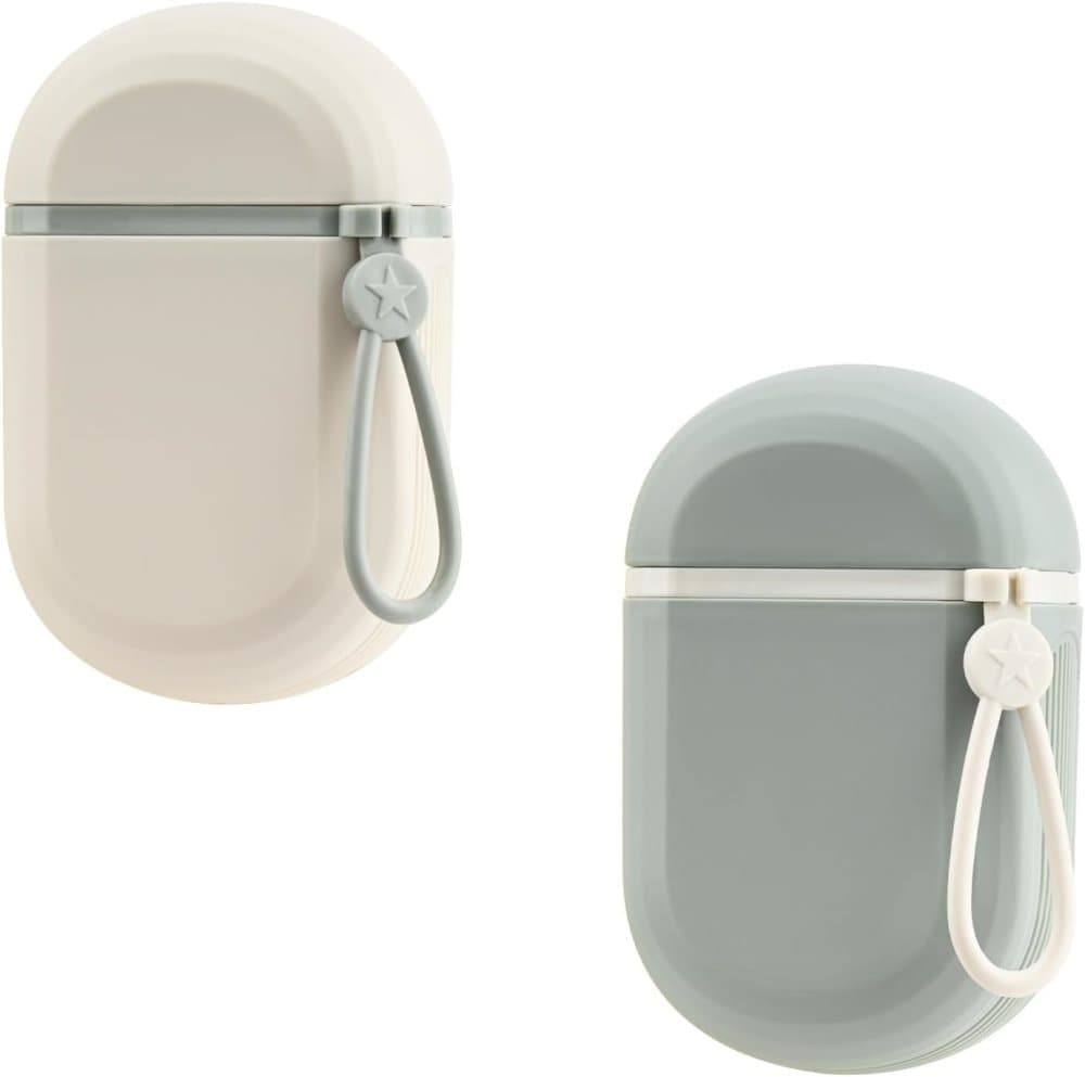 2-Pack Portable Soap Dish with Drainage Grid and Handle, Waterproof Travel Soap Storage for Outdoor Activities - Image 1