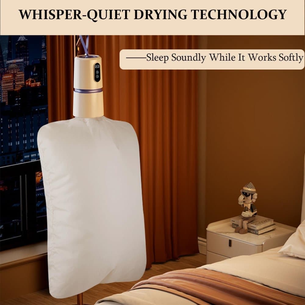 Portable dryer 360° hot air with drying bag, quiet operation, 30-240 minute timer, perfect for travel - Image 5